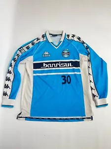 camiseta fútbol GREMIO PORTO ALEGRE away KAPPA 2001 matchworn manga larga #30 - Picture 1 of 6