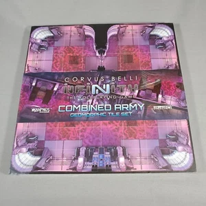 Infinity Combined Army Geomorphic Tile Set Modiphius Corvus Belli MUH050268 New - Picture 1 of 4
