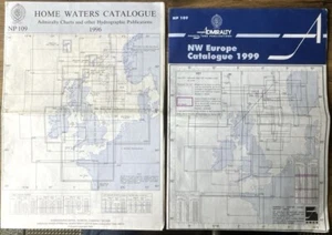 Admiralty Home Waters Catalogue 1996 & NW Europe 1999 NP109 Sailing Seaways - Picture 1 of 11