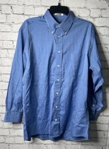 Vintage Gitman Bros. Blue Cotton Oxford Shirt Men’s 15.5 Made in USA. CC44 - Picture 1 of 4
