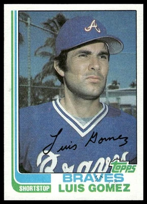 1982 Topps #372 Luis Gomez Atlanta Braves - Image 1 of 2