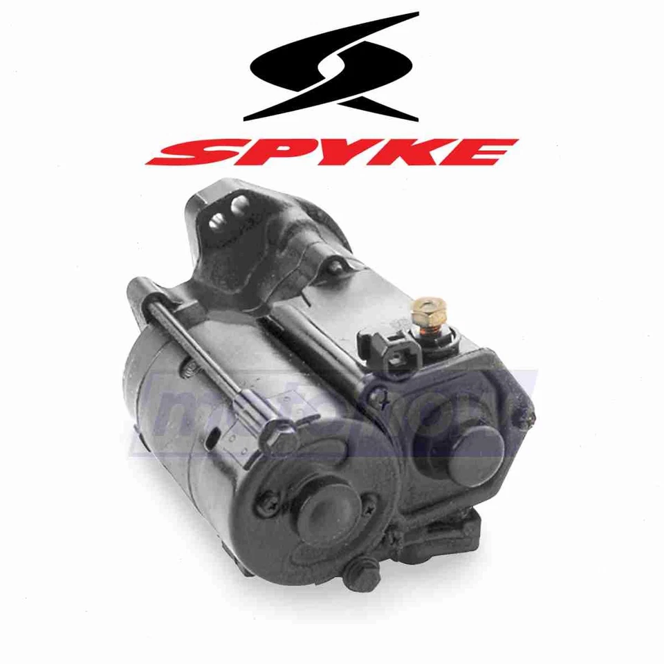 Spyke 1.4kw Starter Motor for 2002-2007 Harley Davidson XL883R Sportster 883 jr Foto 1 de 4
