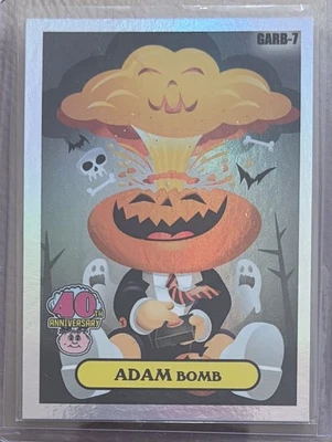 GPK 40th Anniversary Adam Bomb GARB-7 Standard Foil Mint Homage to Garbahj Topps - Image 1 of 2