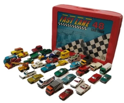 Vintage Matchbox Lesney Diecast Car Lot 34 Vehicles –1960s–1970s Mixed Models - Image 1 of 4