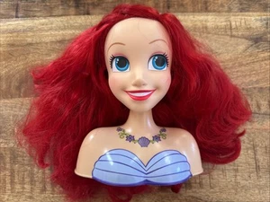 Disney Just Play Princess Ariel Little Mermaid Hair Styling Head Doll Toy - Picture 1 of 3