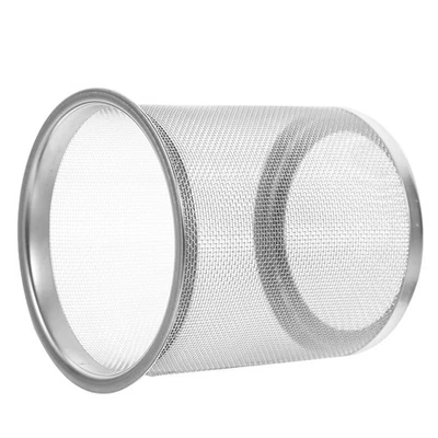 Filtros de té de acero inoxidable para tetera de metal filtro de té de malla de repuesto Foto 1 de 4
