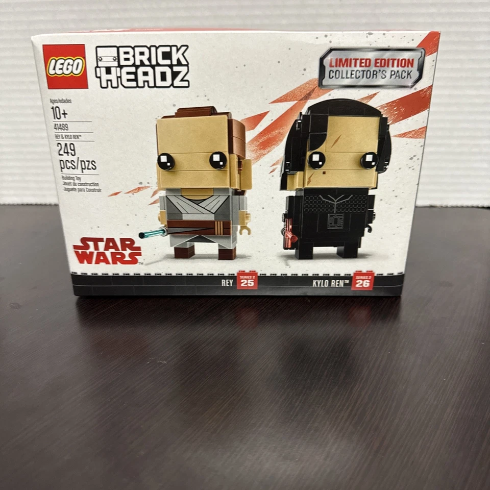LEGO ~ 41489 ~ BRICKHEADZ ~ STAR WARS ~ REY & KYLO REN ~ NUEVO EN CAJA SELLADA Foto 1 de 1