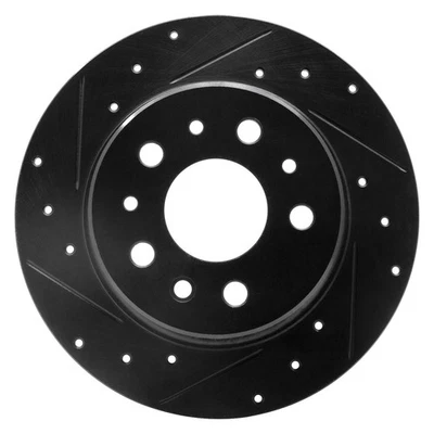 For Mercedes-Benz 560SEL 90-91 Brake Rotor DFC Premium Drilled & Slotted Rear - Image 1 of 4