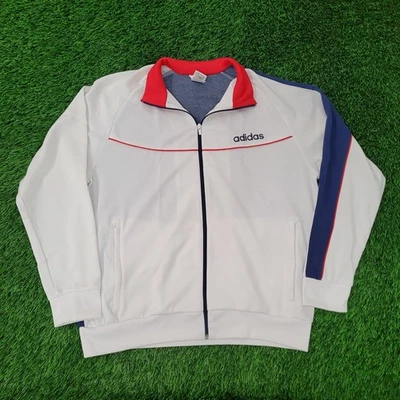 Chaqueta de Pista de Fútbol ADIDAS EE. UU. XL 25x28 Copa Mundial Suelta Azul Foto 1 de 4