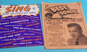 VTG. Sing Magazine 1948 Sept. Issue All The Latest Hit Songs & Best Songs Mag. - Imagen 1 de 4