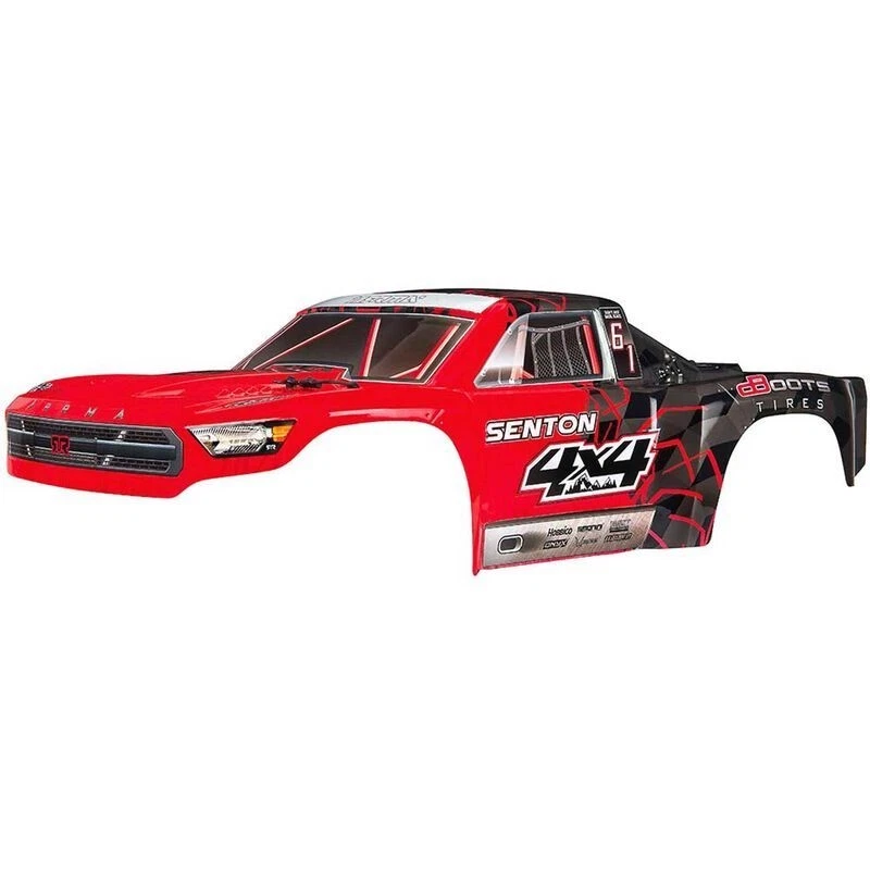 ARRMA 1/10 Painted Body with Decal Trim, Red: SENTON 4x4 BLX - AR402251 - Image 1 of 1