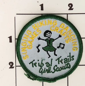 Activities Patch Tribal Trails Girl Scouts USA Uniform Iron On Vintage Upcycle - Picture 1 of 1