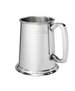 Standard Double Lined One Pint Pewter Tankard - A238 - Picture 1 of 3