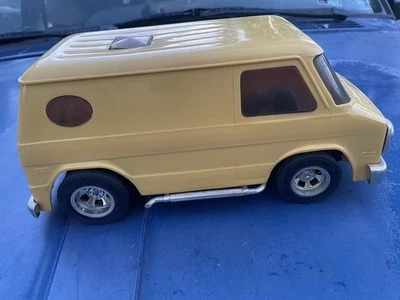 Vintage 1970’s Cox Action Van tethered Yellow Bus - Untested - Image 1 of 4