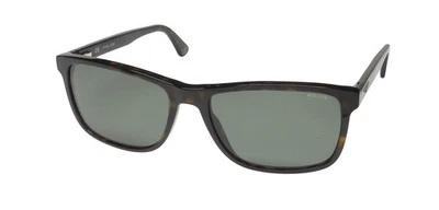 NUEVAS GAFAS DE SOL POLICE SPL998 0722 RECTANGULARES PARA HOMBRE PLÁSTICO 57-17-145 BORDE COMPLETO Foto 1 de 4