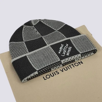 Louis Vuitton LV Damier Azur berretto Heritage con logo ricamato grigio taglia S - Immagine 1 di 4