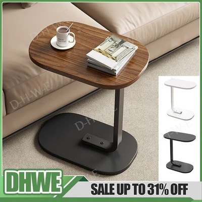 C-Shaped Side Table Sofa Table End Table Living Room Lightweight Coffee Table