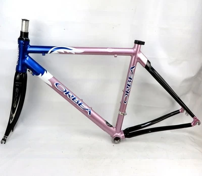 ORBEA MITIS DAMA 公路自行车框架耳麦 含粉色/蓝色 51 厘米 2005 — 第 1/4 张图片