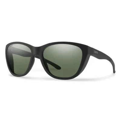 NEW Smith Optics SHOAL Matte Black ChromaPop POLARIZED Grey Green Lens Sunglass - Image 1 of 4