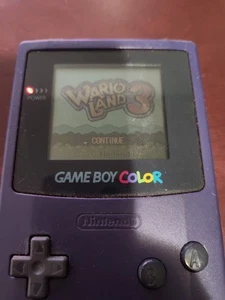 Nintendo Gameboy Color GBC Handheld System CGB-001 Grape Purple - Picture 1 of 5