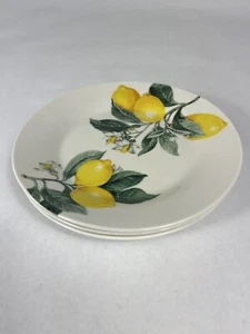 Royal Norfolk Lemon Salad Dessert 7.5” Plate Set of 3 Excellent!! Free Shipping! - Picture 1 of 3
