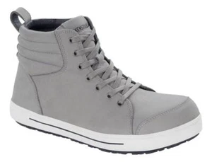 Birkenstock QS700 Mens Grey Steel Toe/Midsole Safety Ankle Boots - Picture 1 of 4