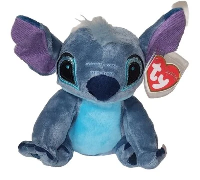 Juguete de peluche Ty Beanie Baby STITCH Disney Lilo & Stitch Alien 6" NUEVO MWMTs Foto 1 de 4
