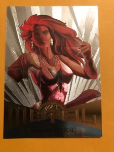 Tarjeta ESCARLATA BRUJA #25: Marvel Metal 1995 Nueva Nueva M/Mt, PLATA Paralela RED ELÉCTRICA sub - Imagen 1 de 7