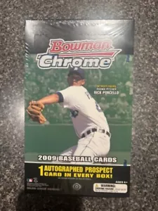 2009 Bowman Chrome Baseball Hobby Box Factory Sealed - Picture 1 of 1