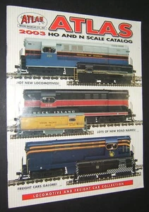 2003 ATLAS HO and N Scale Catalog Back Issue - Picture 1 of 3