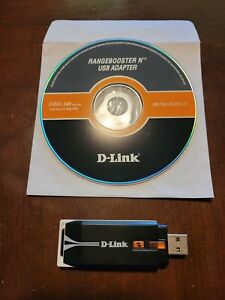 D-Link DWA 140 Wireless N RANGE BOOSTER adapter Wi Fi Router PC USB