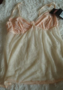 ♥ MEY Lingerie Top Hemdchen Gr. 40 perlmutt Spitze transparent ♥ NEU 49,95€ - Bild 1 von 9