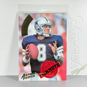 1994 Action Packed Deluxe Mammoth NFL Card: Troy Aikman MM1 - 14179/25000 - Bild 1 von 4
