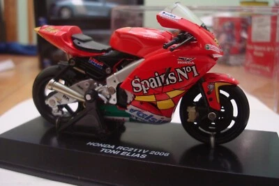 Toni Elias No.24, GP06 Honda RV211V Racing Motorcycle,  Spains No1  1:18 Scale - Image 1 of 4