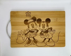 Classic Mickey and minnie laser engraved cuttingboard Christmas gift kitchen pop - Picture 1 of 3