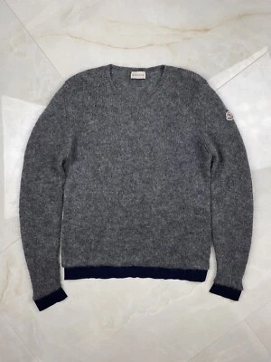 Moncler Punto Mohair - Suéter Lana Gris Mujer Talla M Foto 1 de 4