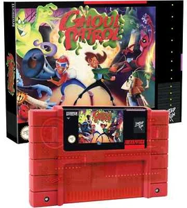 Limited Run GHOUL PATROL (SNES) Transparent Red Classic Edition Cartridge - Picture 1 of 2