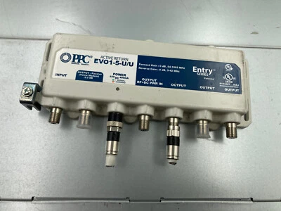 PPC EVO1-5-U/U Entry Series 5-Port Active Return Coax Cable Amplifier Splitter - Image 1 of 4