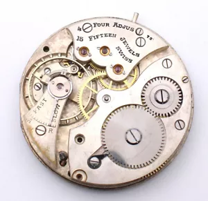 Taschenuhrwerk 39,87 mm mit Zifferblatt und Zeigern - Picture 1 of 4