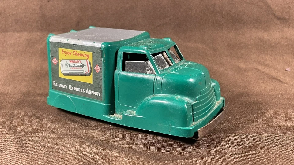 Винтажные игрушки Conway грузовик доставки, жевательная резинка Wrigley, железнодорожное экспресс-агентство - Изображение 1 из 4