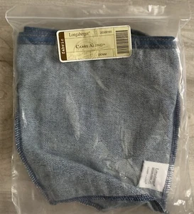 Longaberger Liner DENIM Carry-Along 20309165 NIP NOS New - Picture 1 of 2