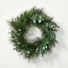 Pine and Eucalytpus Wreath - Threshold designed with Studio McGee