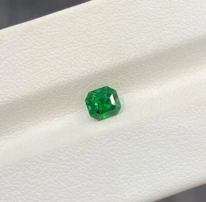 0.91 ct Best Grade VIVID Green / Natural Tsavorite Green Garnet - Octagon Video - Picture 1 of 4