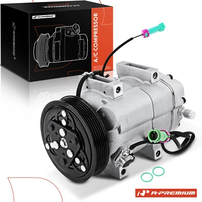 Compresor de aire acondicionado con embrague para Audi 90 1993-1995 100 S4 92-94 A6 95-96 DCW17D Foto 1 de 4