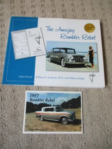 The Amazing AMC Rambler Rebel 2nd Edition American Motors SIGNED Reddig - Imagen 1 de 7