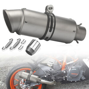 Motorcycle 51mm Exhaust Muffler Pipe For Kawasaki Ninja250R EX250J 650 EX650