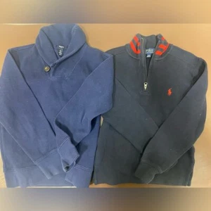 Bundle of 4 Boy’s Ralph Lauren, Children’s Place, & Gap Sweaters. Size 8. - Picture 1 of 12