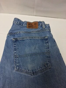 Polo Ralph Lauren Mens Relaxed Classic Jeans Blue Denim Size 34 x 32 EUC! - Picture 1 of 4
