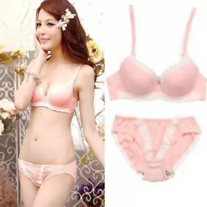 Cute Pink Bra and Panty Set 34B b13 - Picture 1 of 8