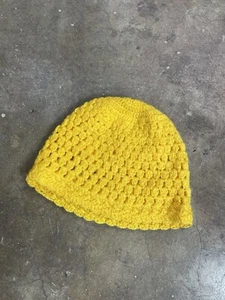 Vintage Yellow 70’s Cloche Hat - Picture 1 of 5